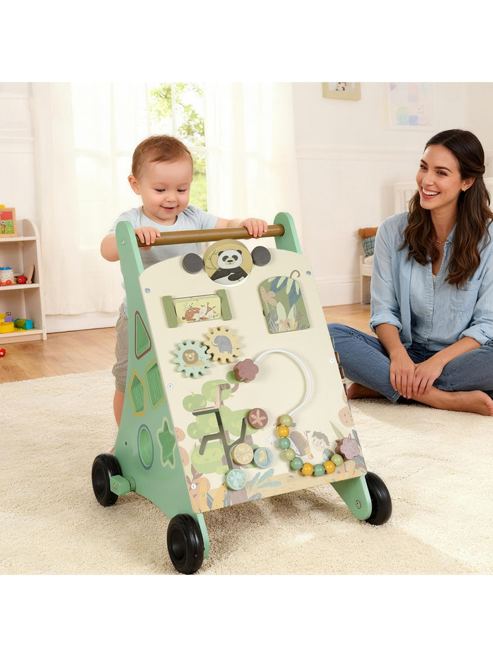 Træ Montessori Walker xylofon Grøn