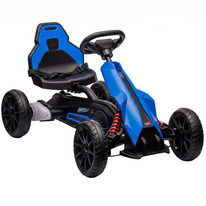 Elektrisk gokart til børn 12V 3-5 km/t gokart til 3-8-årige, blå