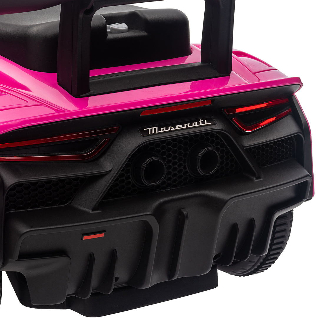 Køretøj, køretøj med licens, interaktivt horn og musikknapper, plast og stål, pink, 65 x 29 x 37 cm