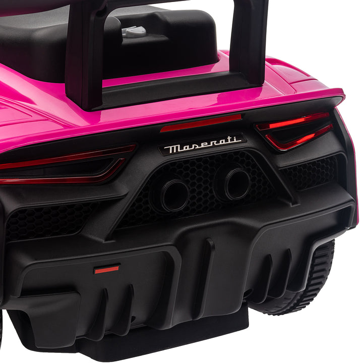 Køretøj, køretøj med licens, interaktivt horn og musikknapper, plast og stål, pink, 65 x 29 x 37 cm