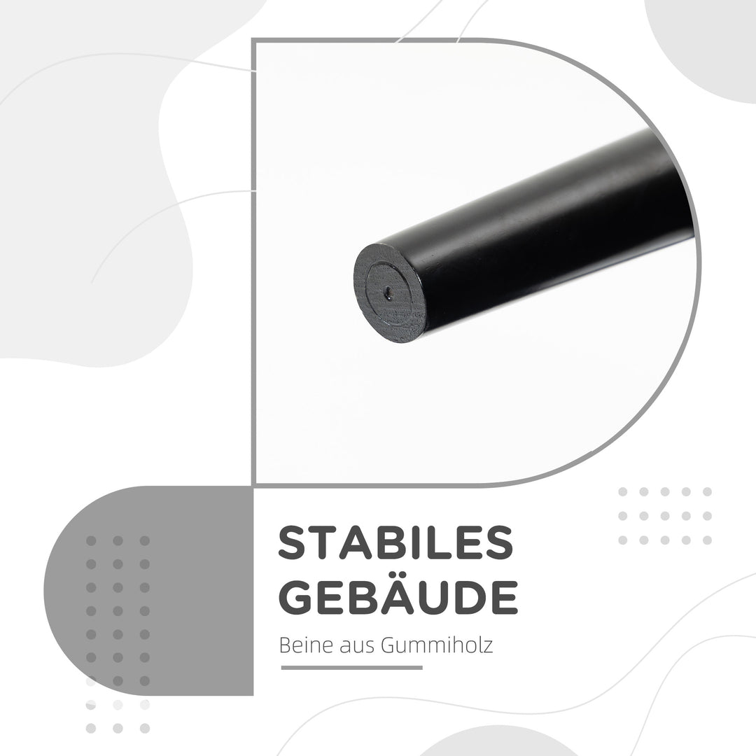 Bænk, sengebænk, robust konstruktion, blød polstring, 102x36x51 cm, grå