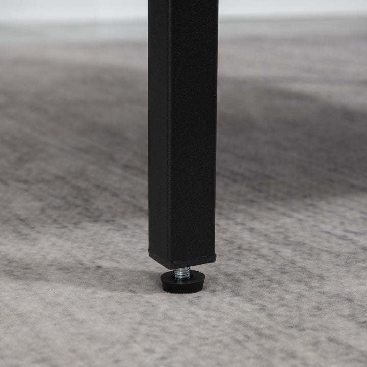 Accentstol i skandinavisk design, lænestol, accentstol, linnedlook, gummitræ, grå + sort + brun