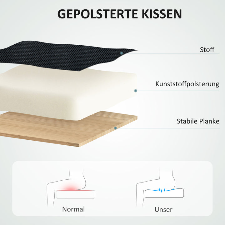 Kontorstol, drejestol, roterende skrivebordsstol, justerbar, rullbar, sort