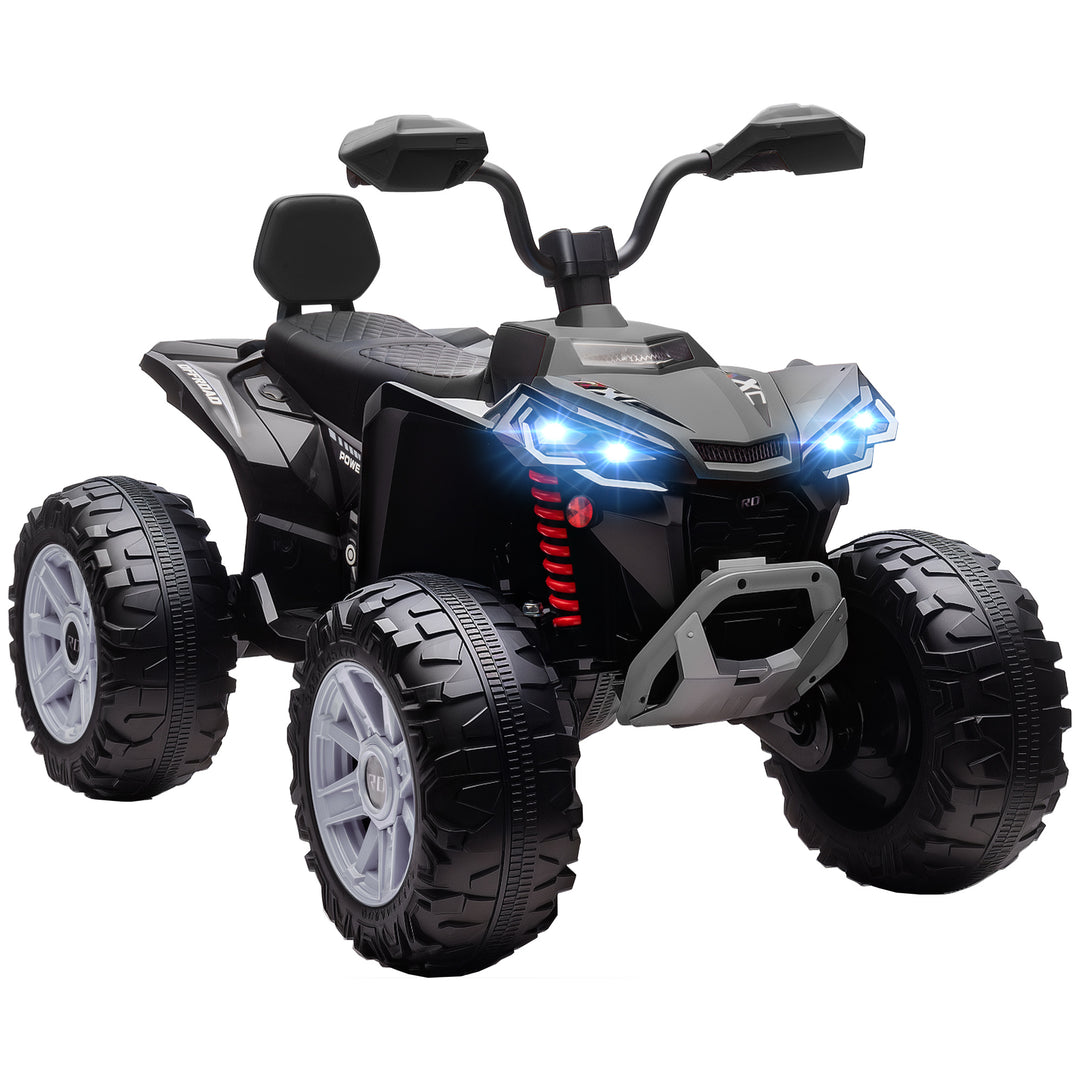 Børns elektriske ATV, 24V elektrisk køretøj med 4 hjul, forlygter, USB-port, MP3-funktion, 6,5 km/t, 3-8 år