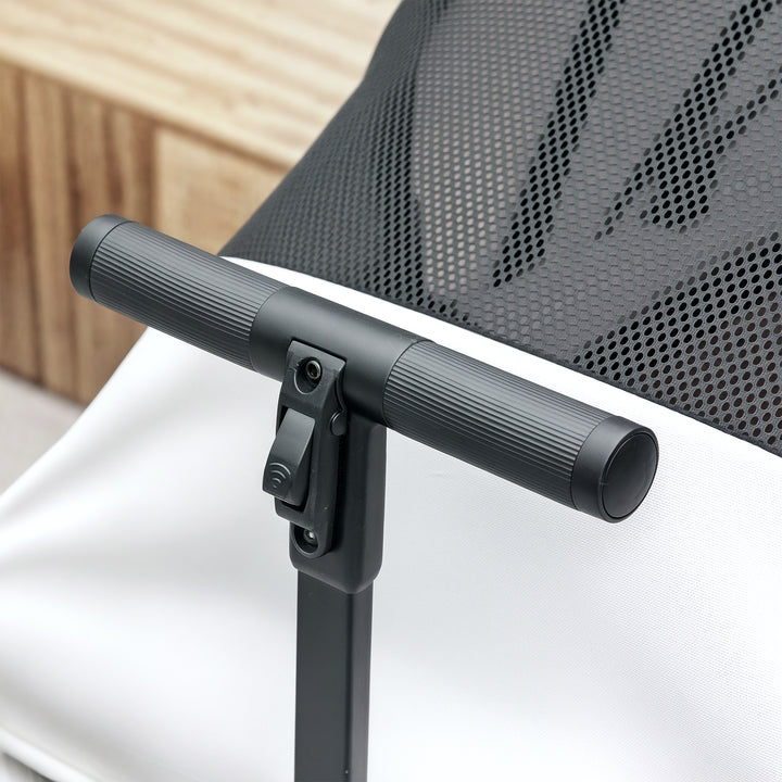 Hundeklapvogn sammenklappelig til hunde og katte op til 30 kg 110 x 65 x 102 cm mørkegrå