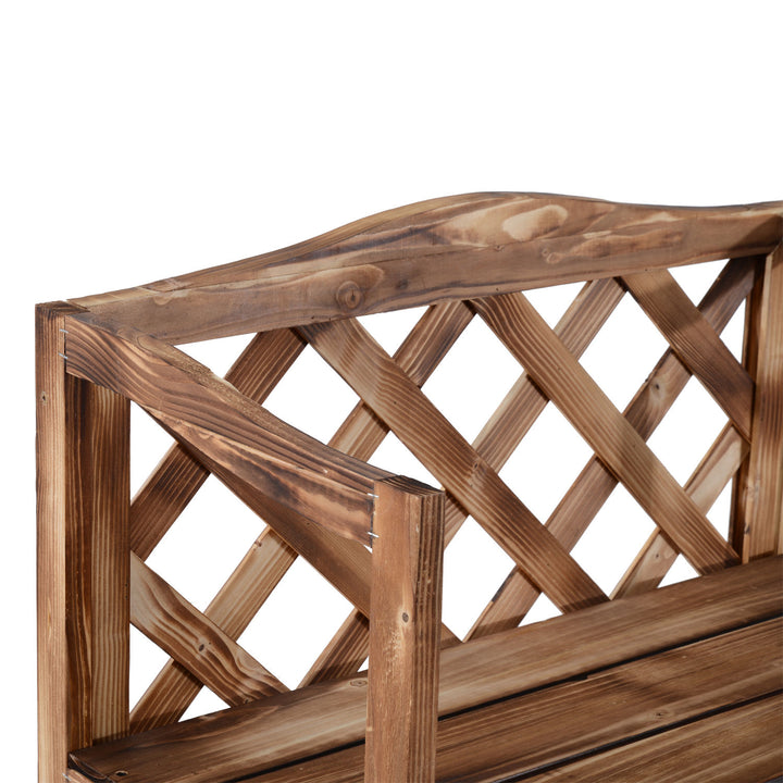 Blomsterstativ blomsterhylde plantehylde blomsterbænk 3 etager grantræ (model 8)