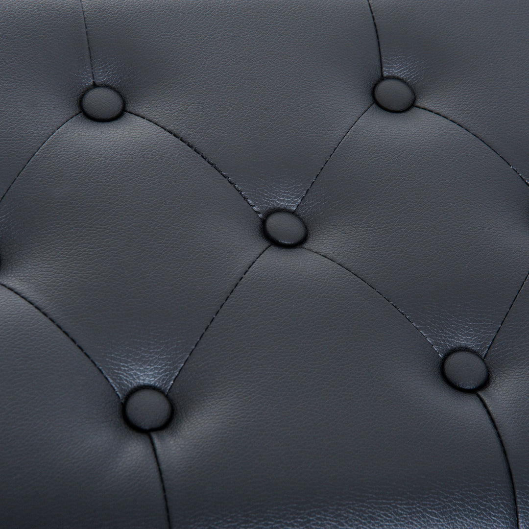 Klaverstol klaverbænk klaverbænk makeup-skammel skammel med opbevaringsplads højdejusterbar 54,5 x 33 x 48-58 cm