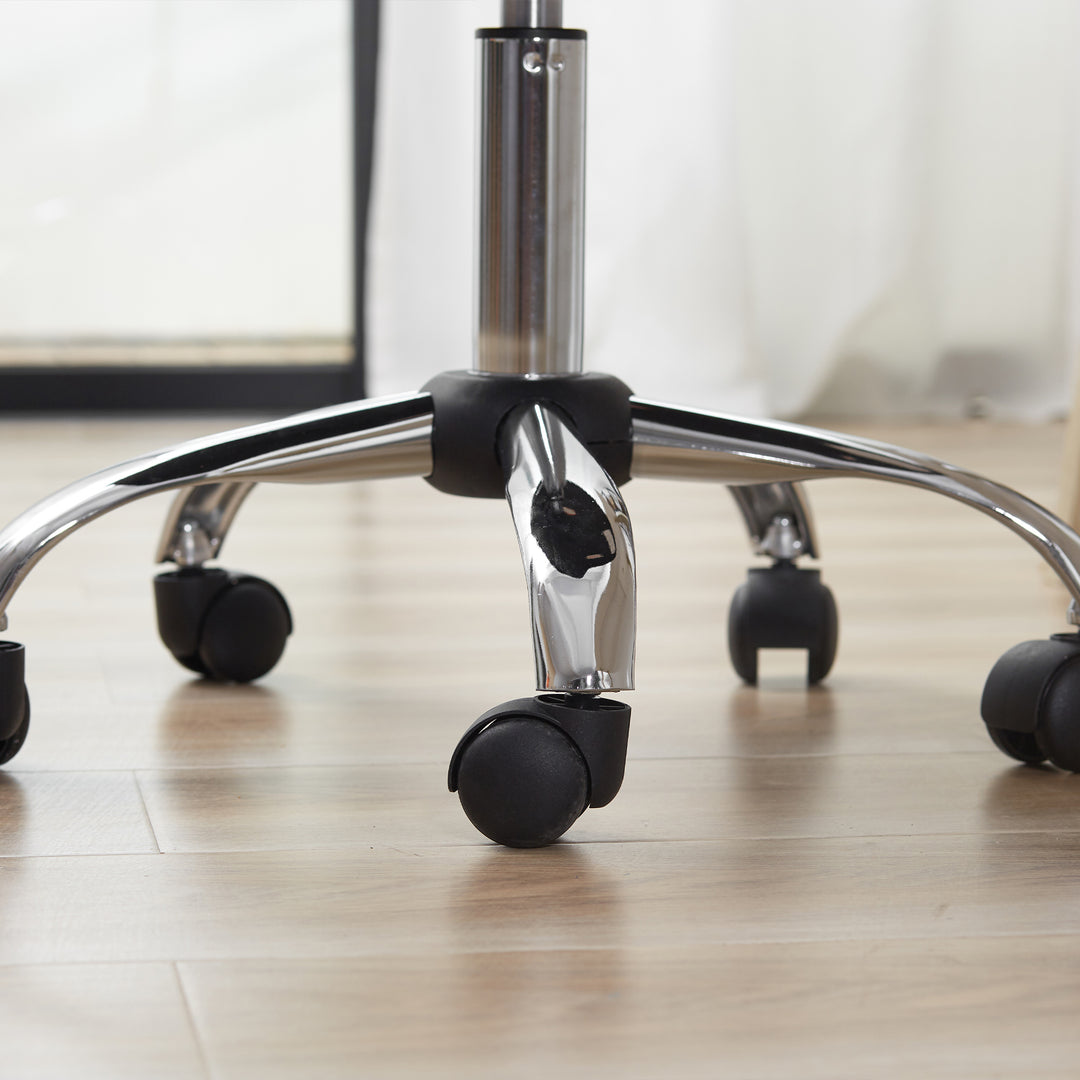 Kontorstol, højdejusterbar, net, 43 cm x 58 cm x 100 cm, sort