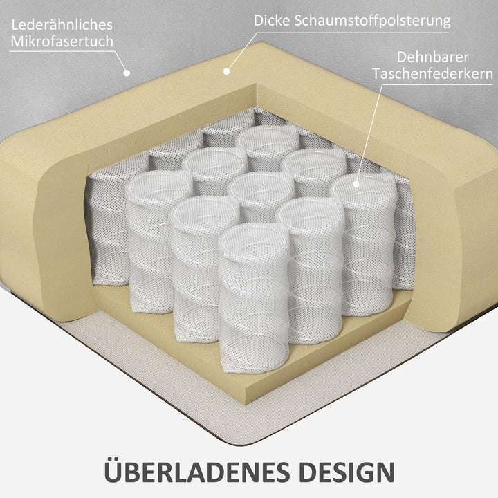 Massagestol lænestol seniorstol, fjernbetjening, sidelommer, 94 cm x 96 cm x 106 cm, grå