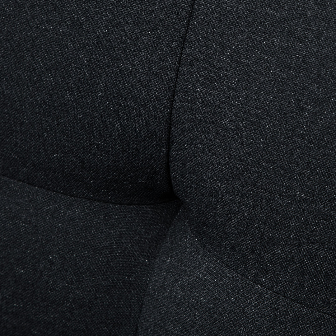 Sovesofa, gæsteseng, justerbar ryglæn, klapbord, 181 x 77 x 78 cm, sort