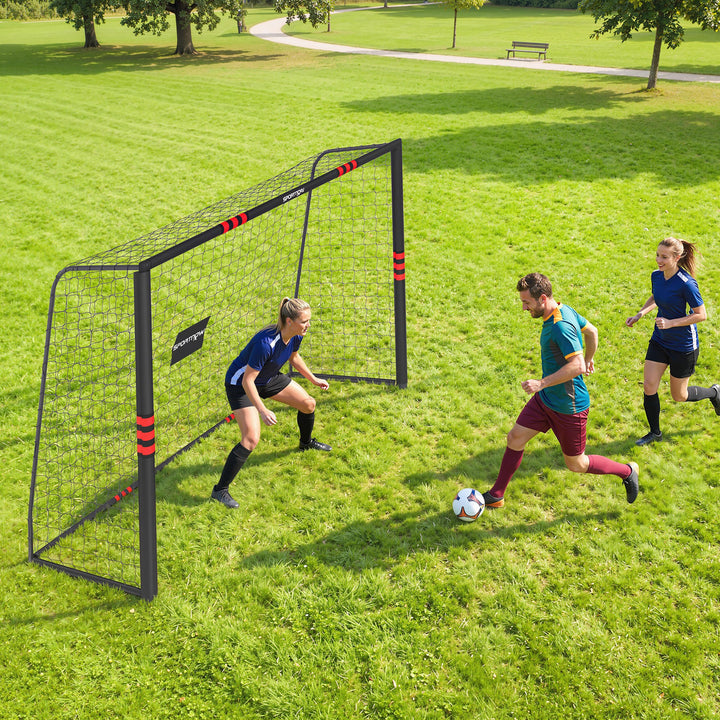 Stort fodboldmål til haven, 300 x 200 cm, til teenagere og voksne