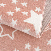 Børnetæppe Stars Anime 9387 Pink 120x120 cm Rund