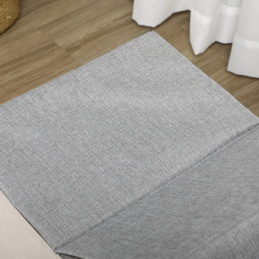 Kattehus med kradsetræ, inklusive legebold, kattehule, 65 cm x 41 cm x 45,5 h cm, brun + hvid + beige