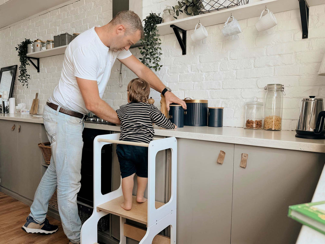 Creative Tower læringstårn, hvid