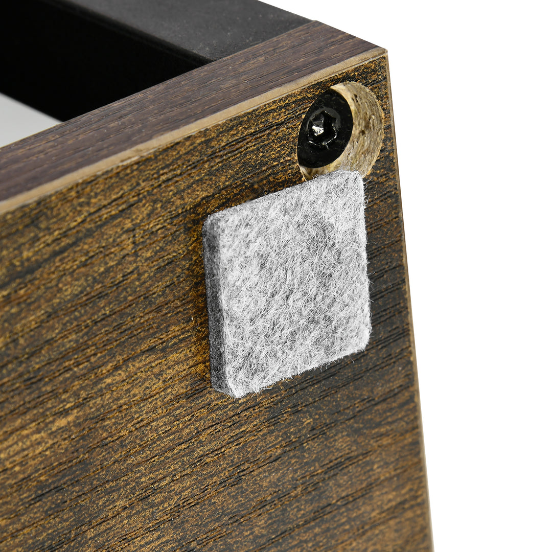 4-Etagers plantestativ, 40 cm x 40 cm x 81 cm, brun