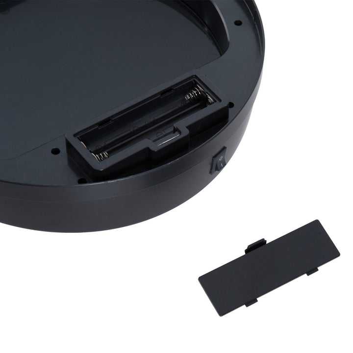 Sensor skraldespand 30l automatisk skraldespand med soft-close låg, bevægelsessensor, vandtæt affaldsspand, skraldespand til kontor, soveværelse, køkken, sort + sølv