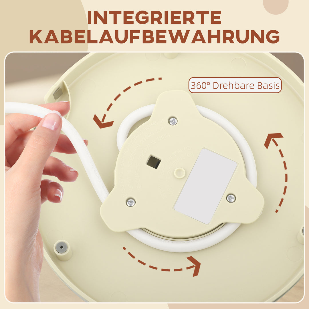 Elkedel, 2200W, vindue, filter, hurtig kogning, beige