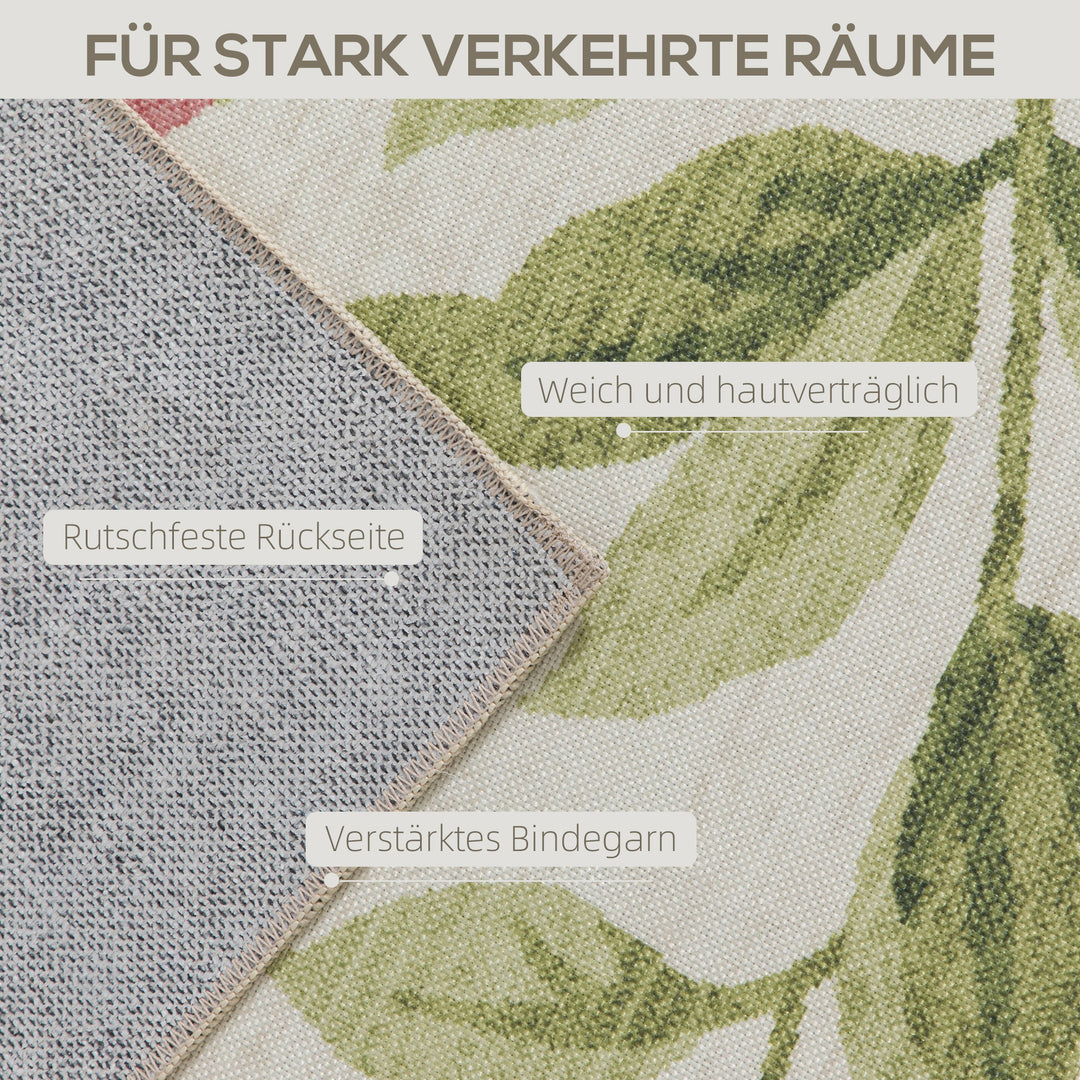 Landligt tæppe, alsidig, polyester, nem at vedligeholde, skridsikker, farverig