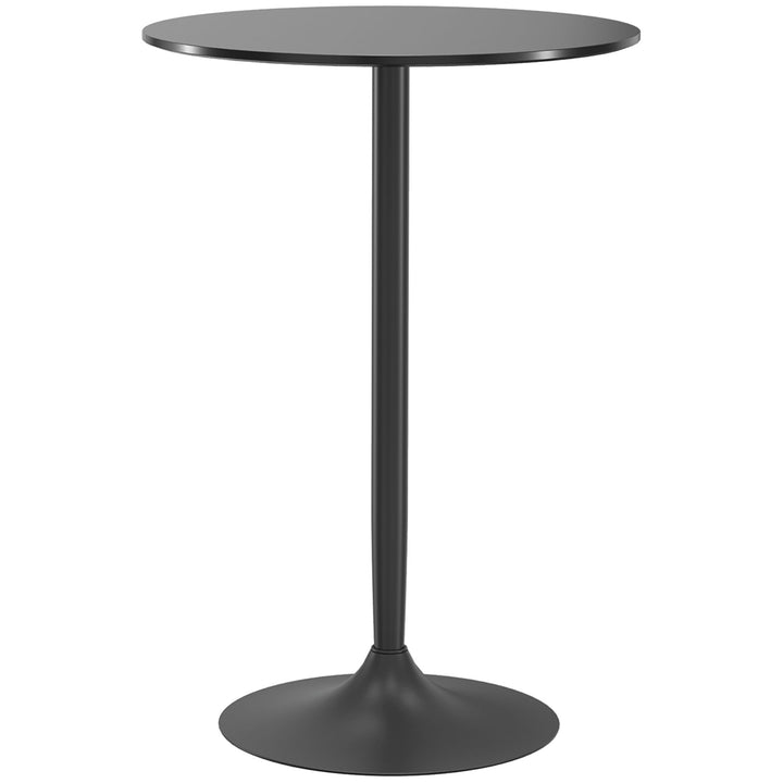 Barbord, ståbord, bord til 2 personer, 70 x 70 x 102 cm, sort