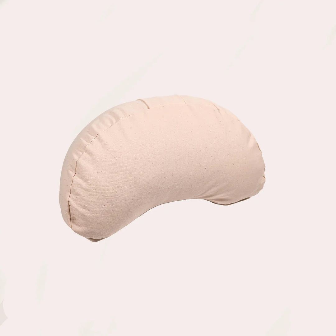 Kapok meditationspude Moon med økologisk certificeret Half Panama-betræk