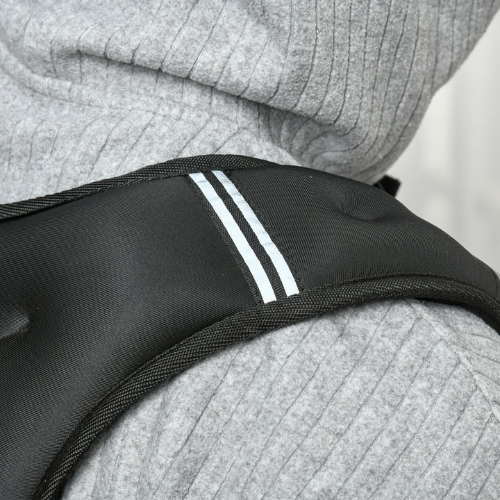 Vægtvest 5 kg / 8 kg / 10 kg justerbar træningsvest med aftagelige vægte, løbevest til kvinder og mænd til muskelopbygning, styrketræning, løb, fitness, crosstræning