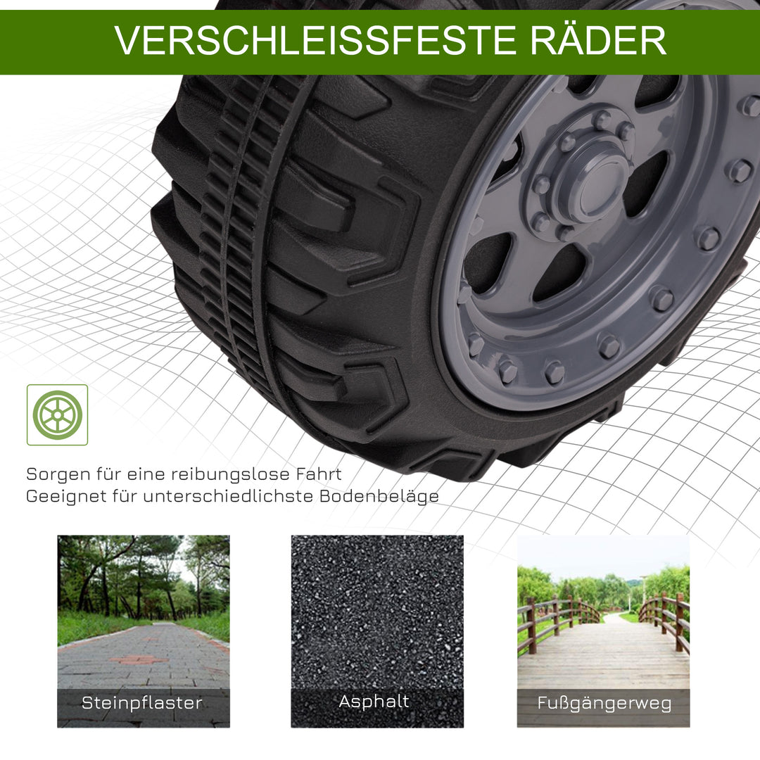 Børne-atv elektrisk 6v børne-atv med forlænsfunktion, musik, elektrisk atv til børn 1,5-3 år grøn