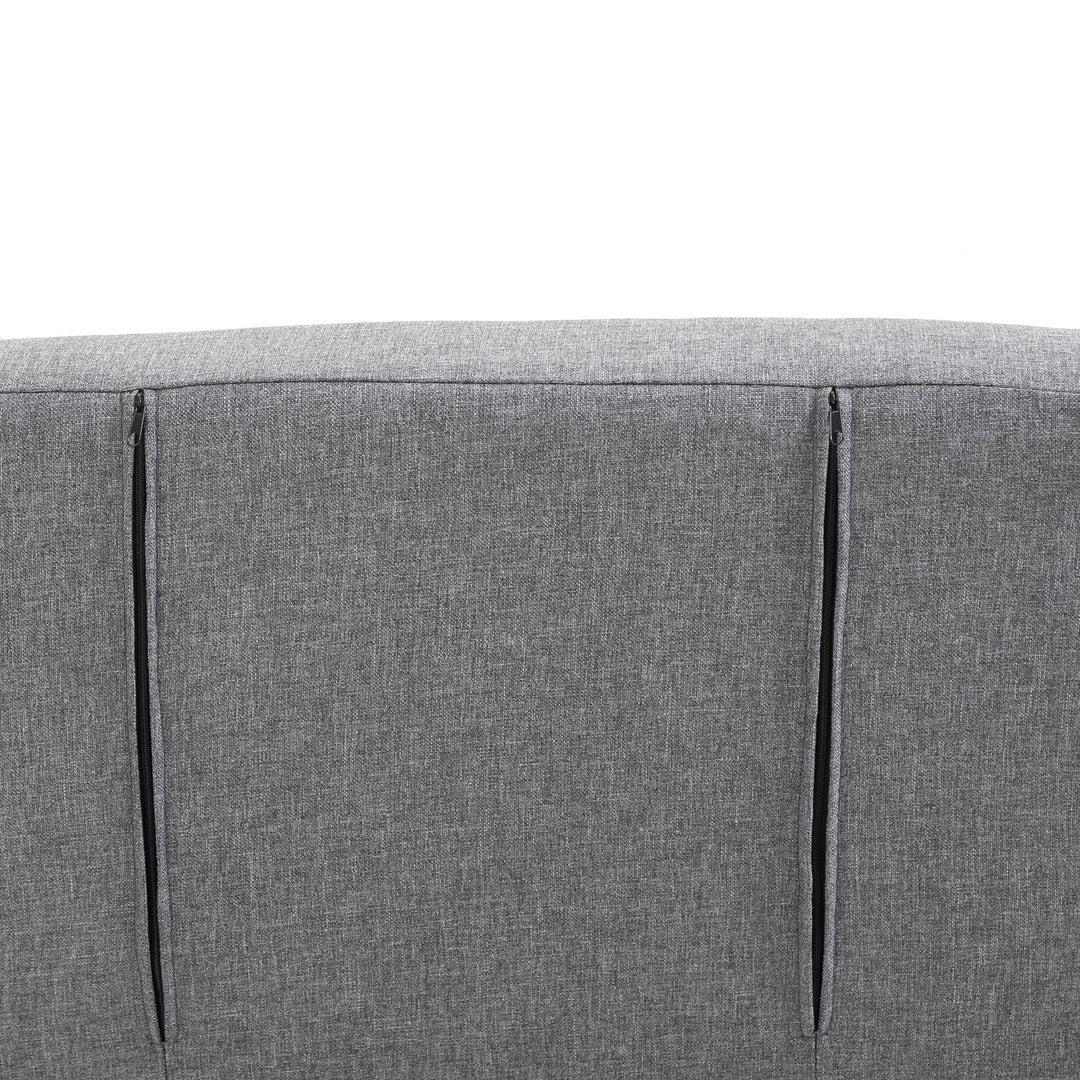 Lænestol, lænestol, gæsteseng, 65 cm x 69 cm x 80 cm, grå