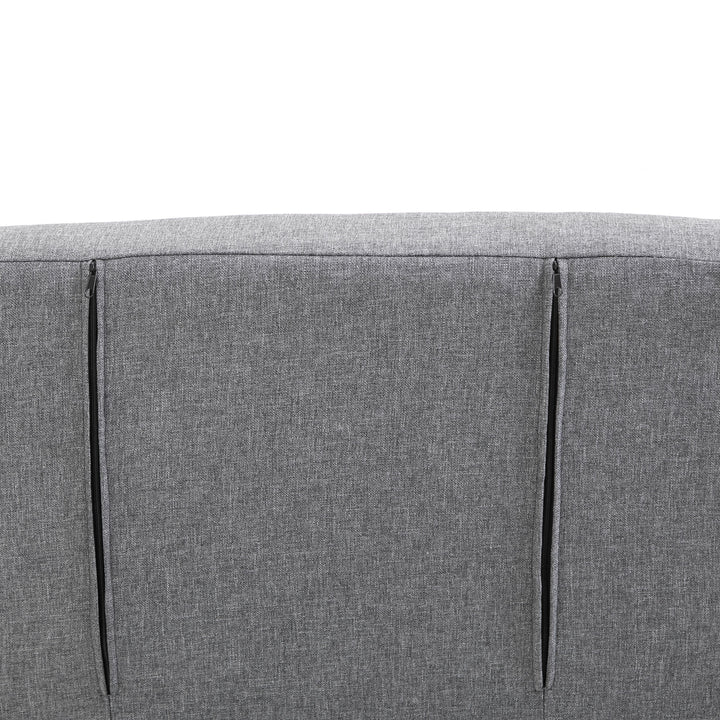 Lænestol, lænestol, gæsteseng, 65 cm x 69 cm x 80 cm, grå