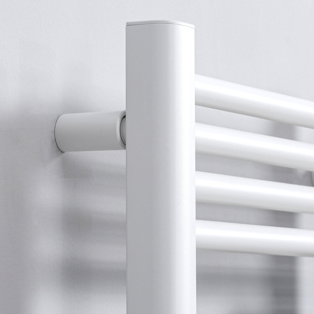 Badeværelsesvarmer, 24/7 programmering, 4 tilstande, overophedningsbeskyttelse, 54 cm x 4 cm x 96 cm, hvid