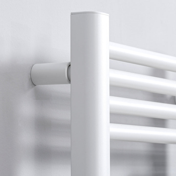 Badeværelsesvarmer, 24/7 programmering, 4 tilstande, overophedningsbeskyttelse, 54 cm x 4 cm x 96 cm, hvid