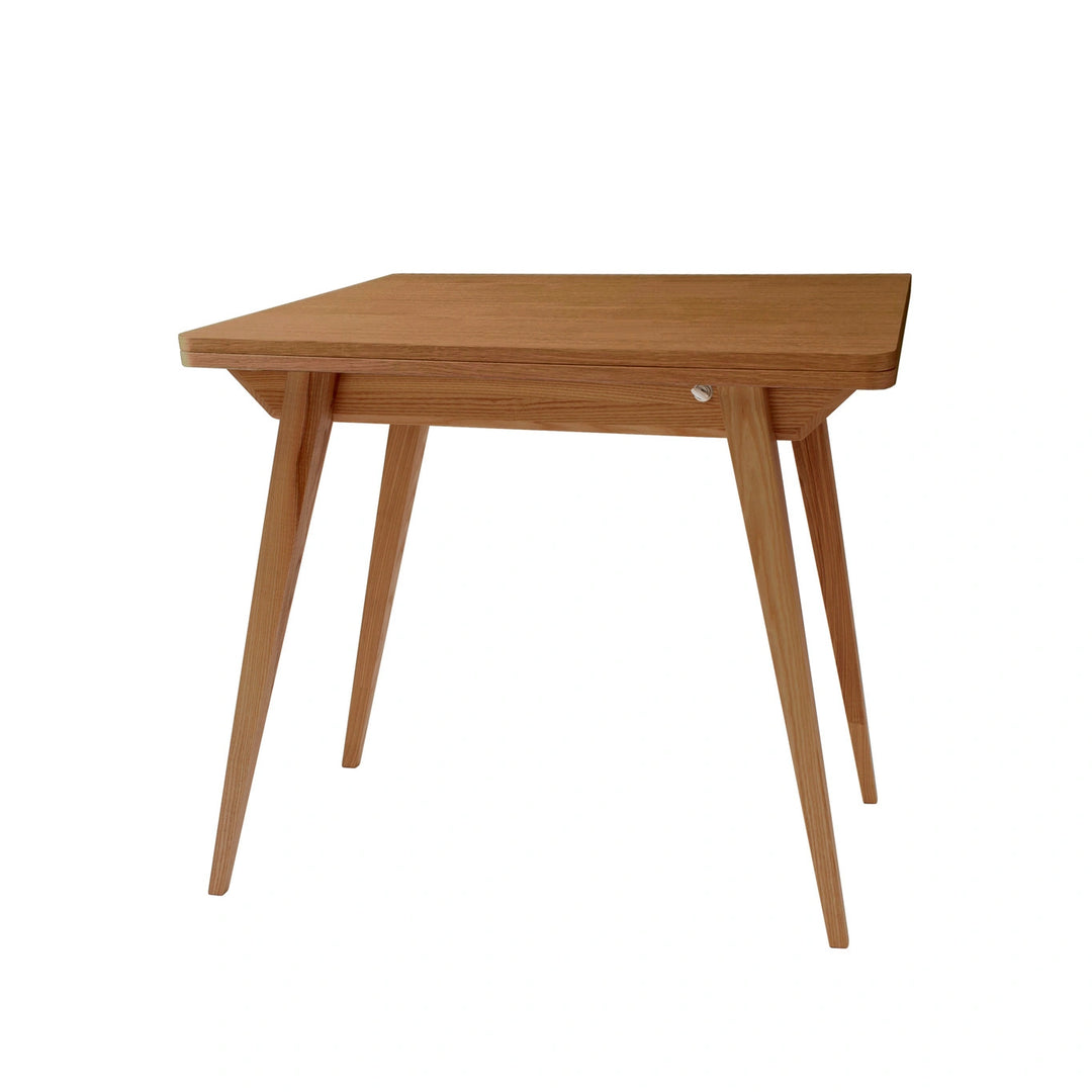ENVELOPE udtræksbord – fleksibelt spisebord  90x65cm, massivt asketræ og MDF med naturlig askefiner