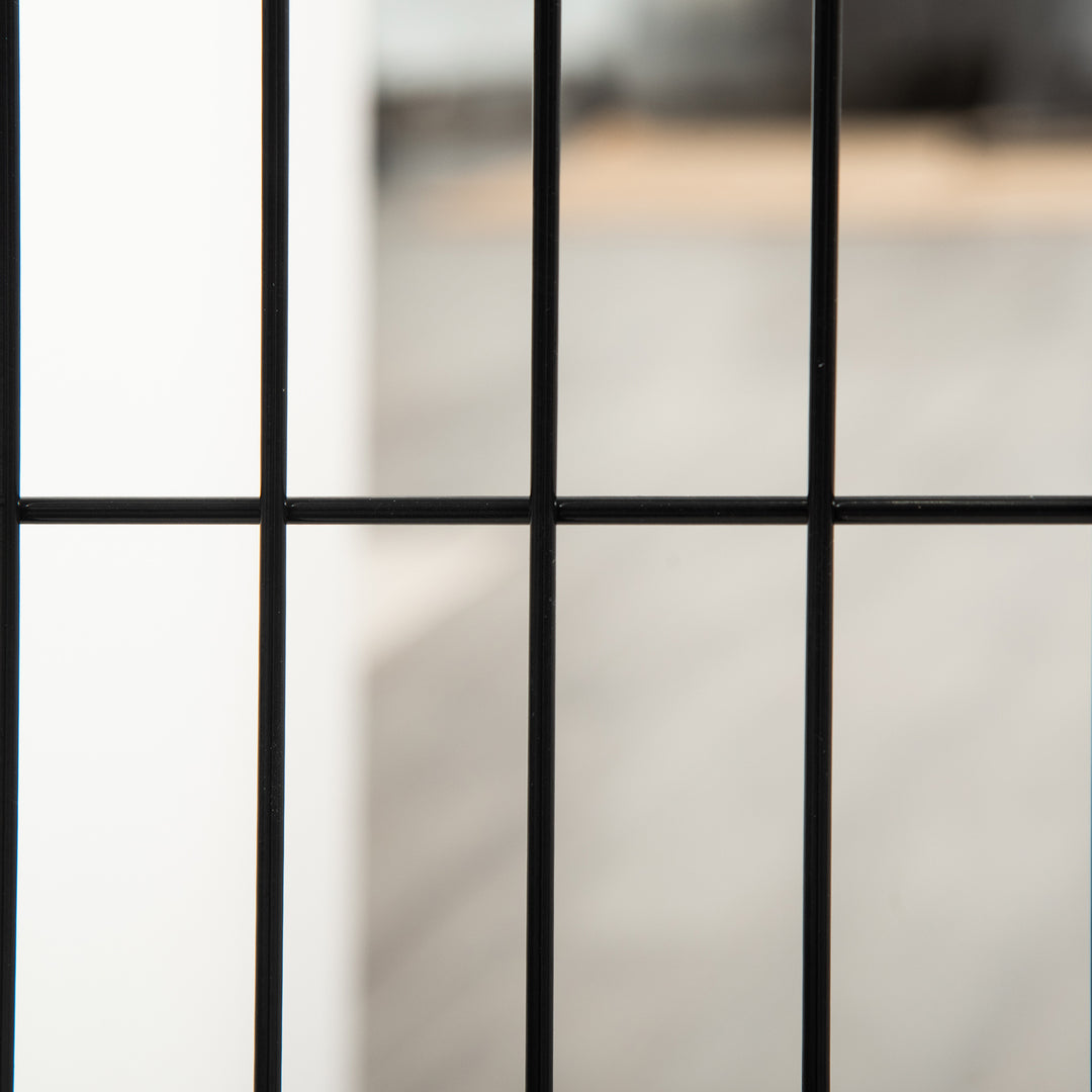 Hundegitter, hundegitter med støttefødder, trappegitter, hundegitter, dørbeskytter til pejs og komfur, hvid fyrretræ 185 x 36 x 71 cm