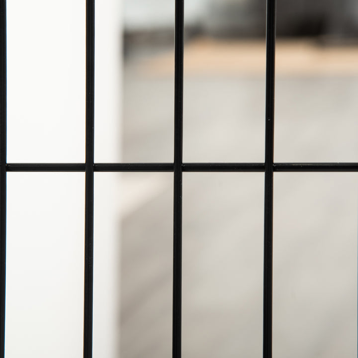 Hundegitter, hundegitter med støttefødder, trappegitter, hundegitter, dørbeskytter til pejs og komfur, hvid fyrretræ 185 x 36 x 71 cm