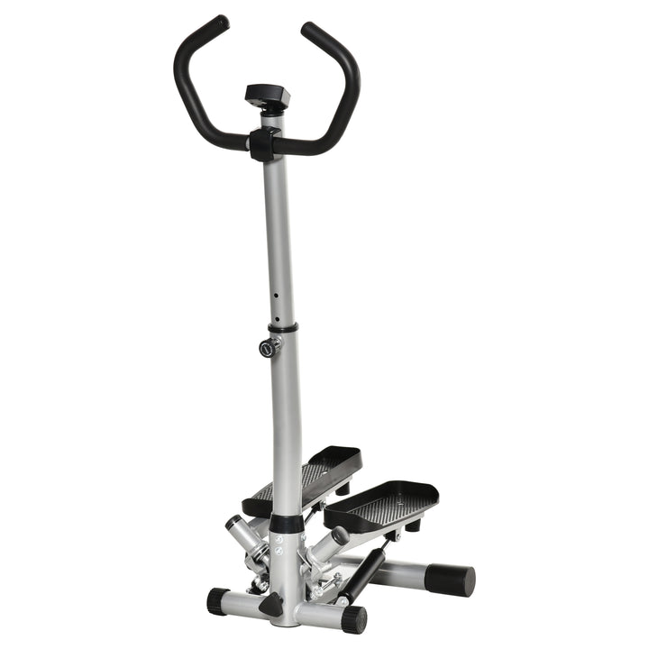 Stepper motionscykel til hjemmet med lcd-skærm justerbar hastighed metal abs 55 x 53 x 118-128 cm