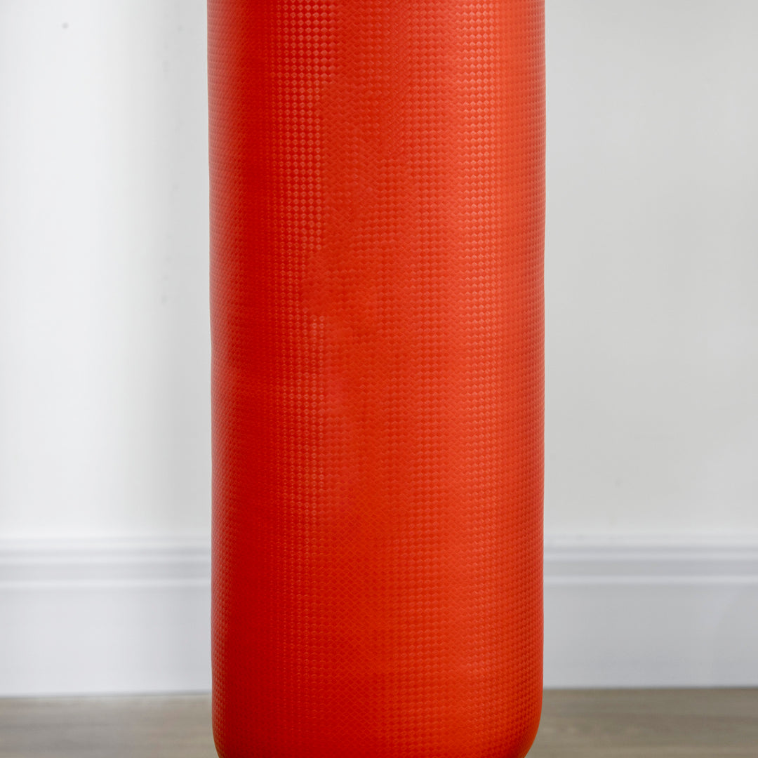 Boksestativ, to speedballs, roterende boksestang, sparkpude, højdejusterbar, stål, 107 x 36 x 140-205 cm