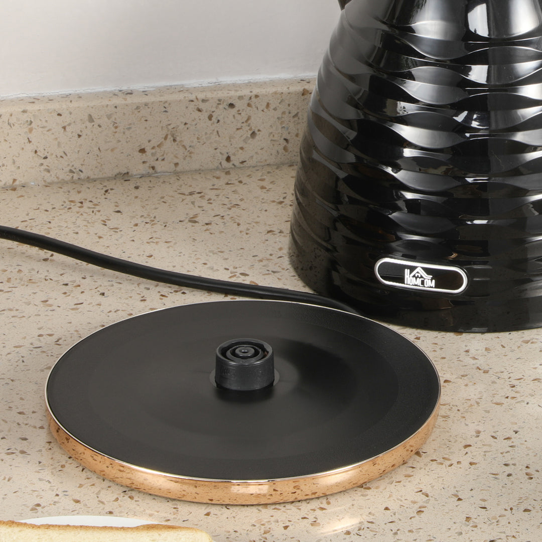 2-I-1 brødrister- og elkedelsæt, 7 bruningsniveauer, optønings- og genopvarmningsfunktion, grå