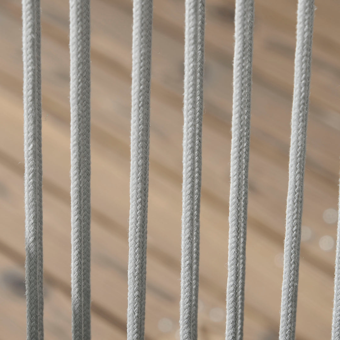 Havemøbelsæt med 5 dele, vejrbestandigt, 80 cm x 80 cm x 75 cm, mørkegrå