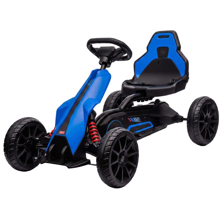 Elektrisk gokart til børn 12V 3-5 km/t gokart til 3-8-årige, blå