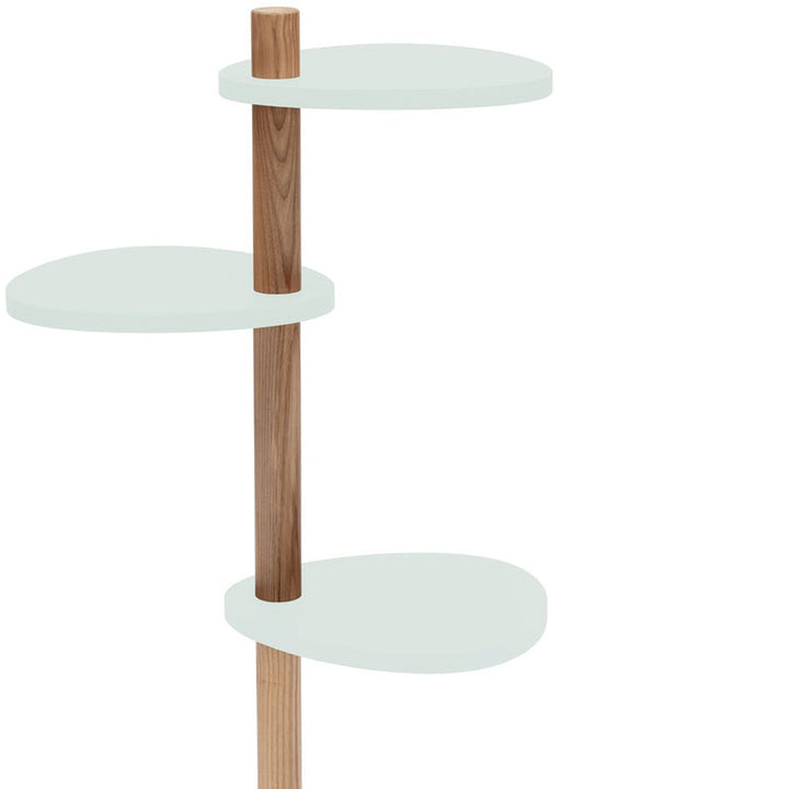 Detalje af MAGLA 3-lags Asketræ Plant Stand B55 x H91cm Fleeting Mint