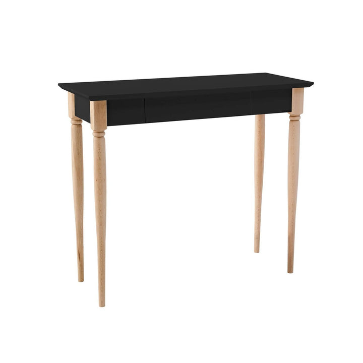 MAMO Skrivebord 85x40cm Sort på hvid baggrund