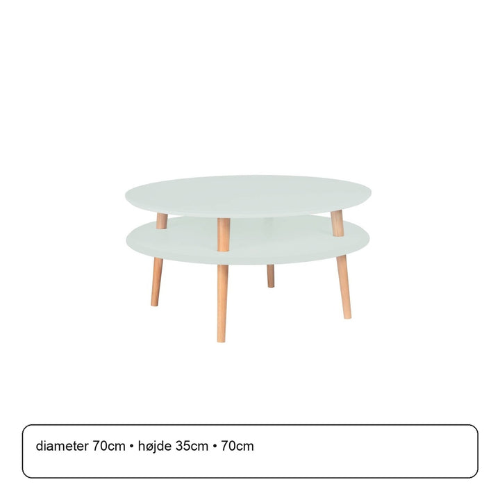 UFO Sofabord diameter 70cm x højde 35cm Fleeting Mint – maaldigram