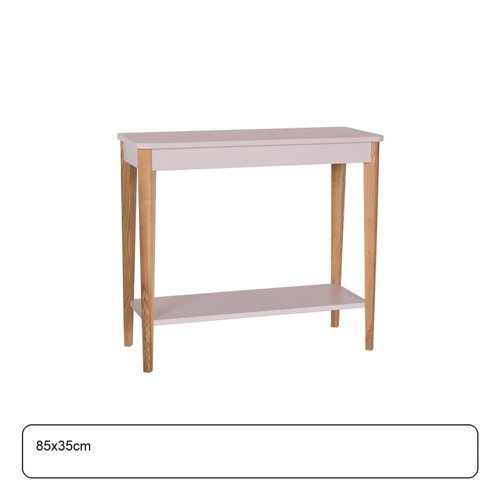 ASHME Konsolbord 85x35cm - Asketræ Pink – maaldigram