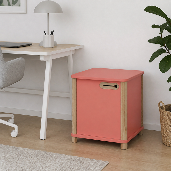 ASHME Skrivebordsskab B 42 x D 42 x H 48cm - Antik pink – vigtigste funktion