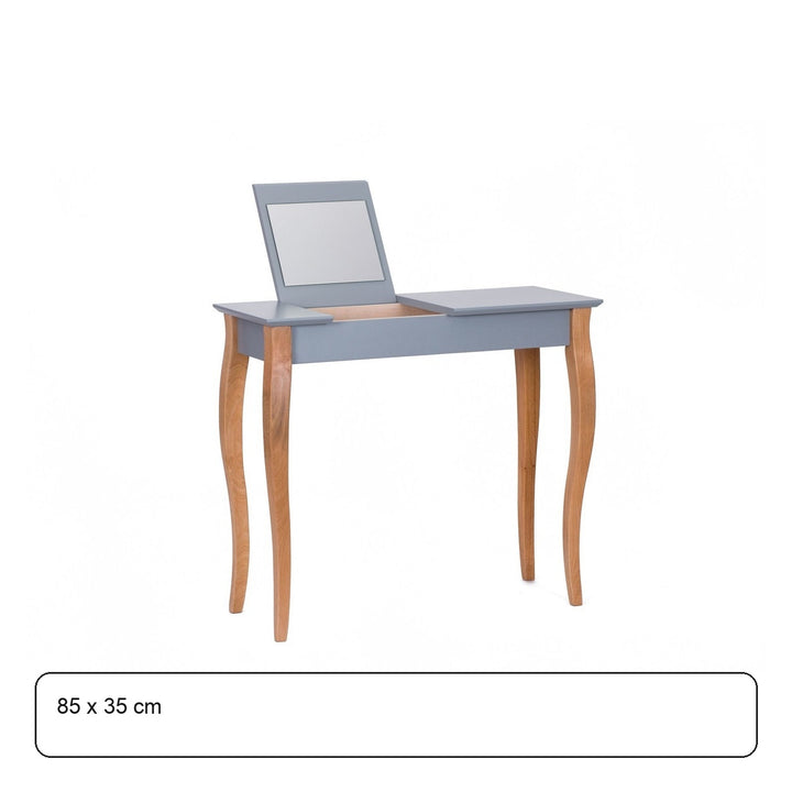 LILLO Sminkebord med spejl - 85x35cm Mørkegrå – maaldigram