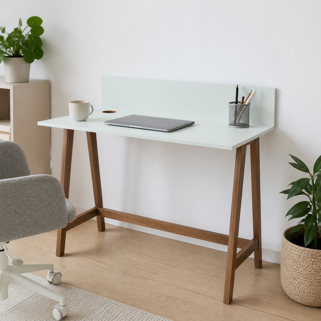 LUKA Skrivebord 110x50cm Fleeting Mint – vigtigste funktion