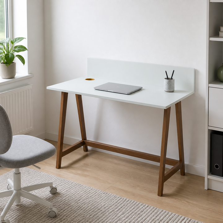 LUKA Skrivebord 110x50cm Fleeting Mint – anden naturlig anvendelse eller vinkel