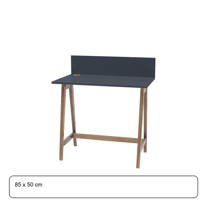 LUKA Skrivebord 85x50cm Eg / Grafit – maaldigram