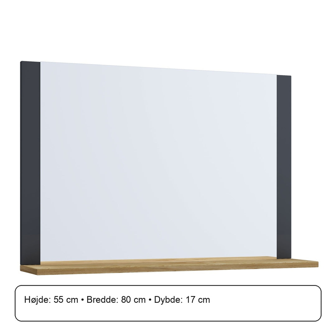 Spejl "Vcb 10" Maxi 80 Cm – måldiagram