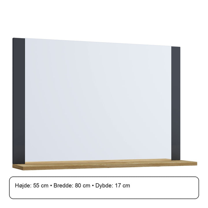 Spejl "Vcb 10" Maxi 80 Cm – måldiagram