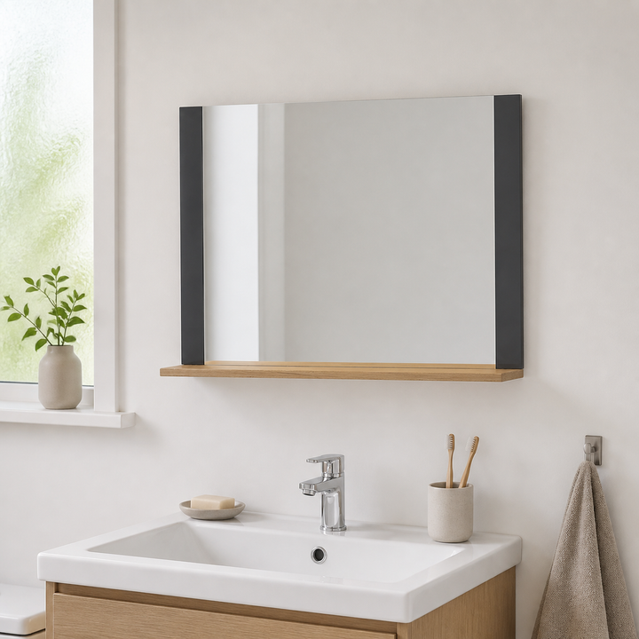 Spejl "Vcb 10" Maxi 80 Cm – supplerende neutral dagslysscene